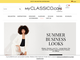 'myclassico.com' screenshot