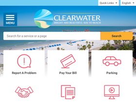 'myclearwater.com' screenshot