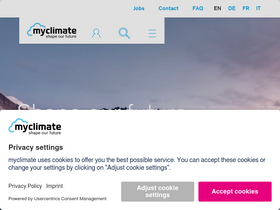 'myclimate.org' screenshot