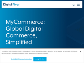 'mycommerce.com' screenshot