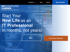 'mycomputercareer.edu' screenshot