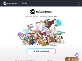 'mycryptoheroes.net' screenshot