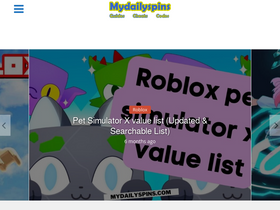 'mydailyspins.com' screenshot