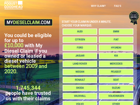 'mydieselclaim.com' screenshot