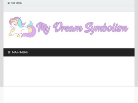 'mydreamsymbolism.com' screenshot
