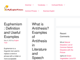 'myenglishtutors.org' screenshot