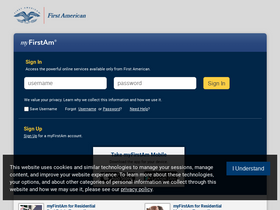 'myfirstam.com' screenshot