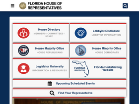 'myfloridahouse.gov' screenshot