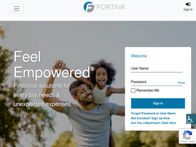 'myfortiva.com' screenshot