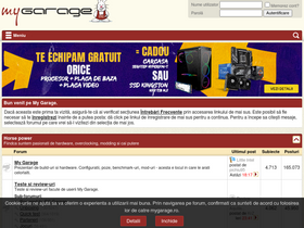 'mygarage.ro' screenshot