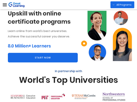 'mygreatlearning.com' screenshot