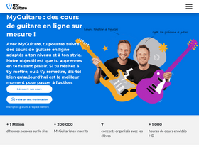 'myguitare.com' screenshot