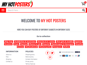 'myhotposters.com' screenshot