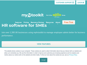 'myhrtoolkit.com' screenshot
