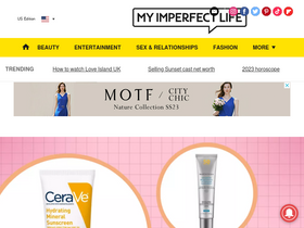 'myimperfectlife.com' screenshot