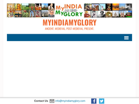'myindiamyglory.com' screenshot