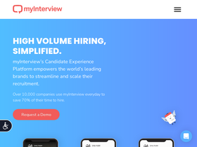 'myinterview.com' screenshot