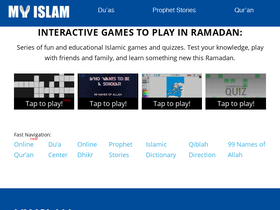 'myislam.org' screenshot