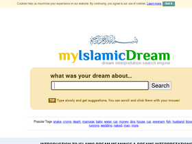 'myislamicdream.com' screenshot