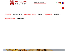'myitalian.recipes' screenshot