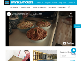 'myklaticrete.com' screenshot