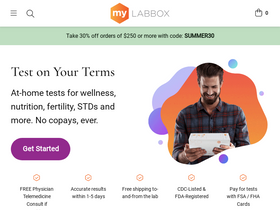 'mylabbox.com' screenshot