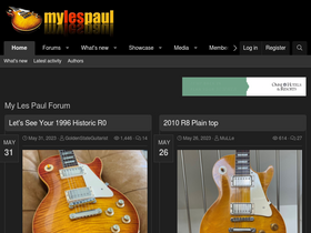 'mylespaul.com' screenshot