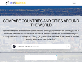 'mylifeelsewhere.com' screenshot
