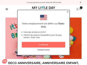 'mylittleday.fr' screenshot