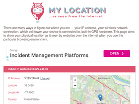 'mylocation.org' screenshot