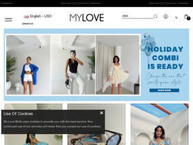 'mylovebutik.com' screenshot