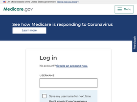 'mymedicare.gov' screenshot
