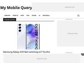 'mymobilequery.com' screenshot