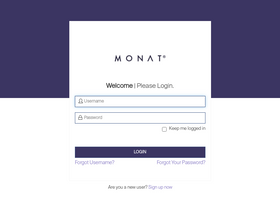 'mymonat.com' screenshot