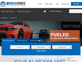 'mymoparparts.com' screenshot