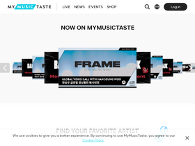 'mymusictaste.com' screenshot