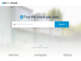 'mynewplace.com' screenshot