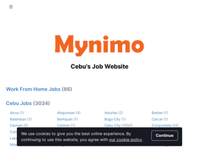 'mynimo.com' screenshot