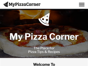 'mypizzacorner.com' screenshot
