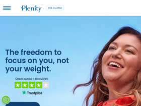 'myplenity.com' screenshot