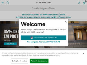 'myprotein.pt' screenshot