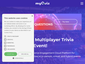 'myquiz.org' screenshot