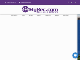 'myrec.com' screenshot