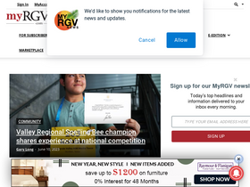 'myrgv.com' screenshot