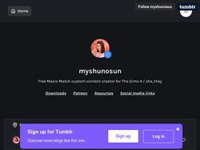 'myshunosun.com' screenshot