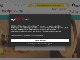 'myspirits.eu' screenshot