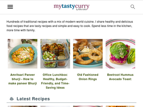 'mytastycurry.com' screenshot