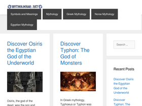 'mythologian.net' screenshot