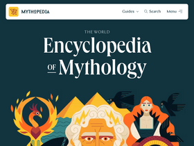 'mythopedia.com' screenshot