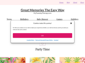 'mytuesdaytherapy.com' screenshot